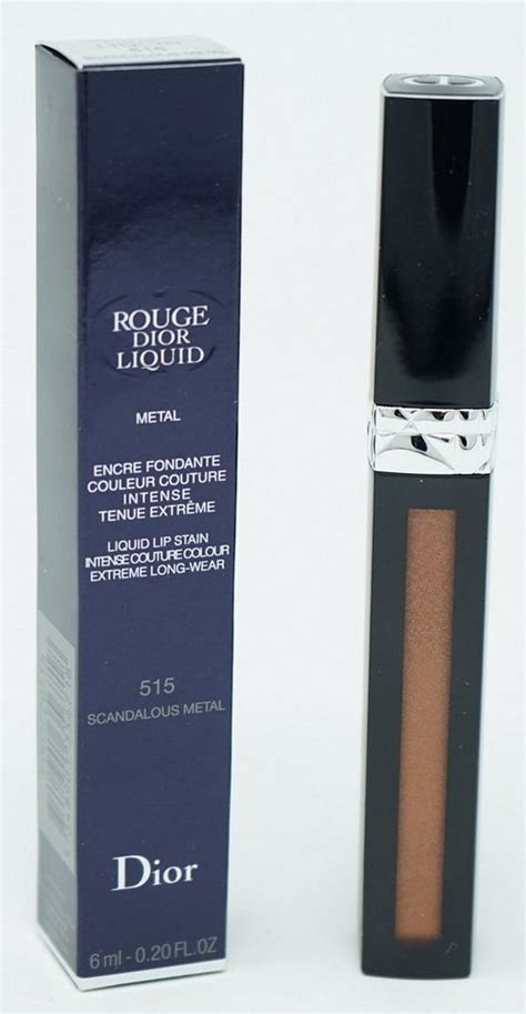 rouge dior liquid 515 scandalous metal|Dior liquid lipstick.